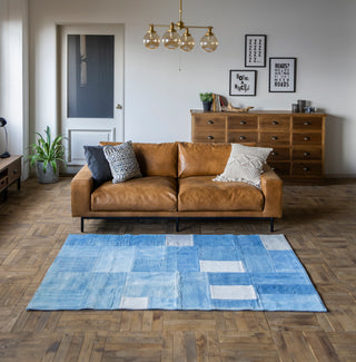 デニムパッチ ラグ