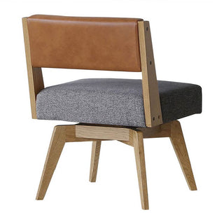 カイン 回転式ダイニングチェア 肘無