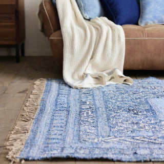 デニムキリム ラグ