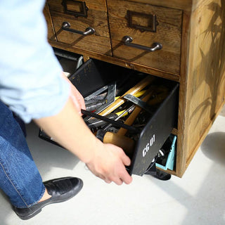 ガレージで使うように工具を入れても大丈夫!