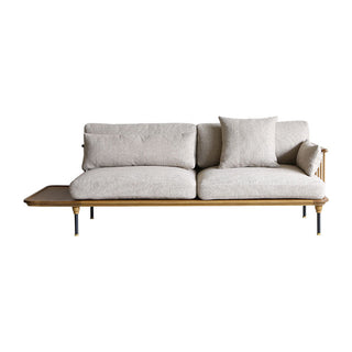 フーバソファ 3人掛け 棚付き片肘