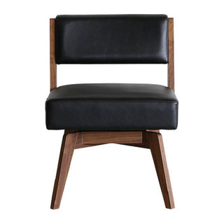 カイン 回転式ダイニングチェア 肘無