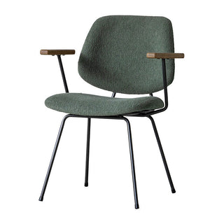 こちらの商品はアボック ダイニングチェア 肘付 TIM コバルトグリーンです。