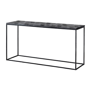 直線で構成されたシンプルなコンソールテーブル。