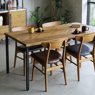 ジプシー ダイニングテーブル スチール角脚