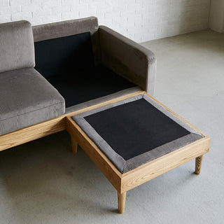 フリート カウチソファ コーデュロイライオンバーク