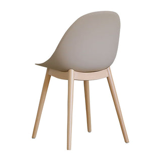 エッグ ダイニングチェア 木脚【2脚セット】