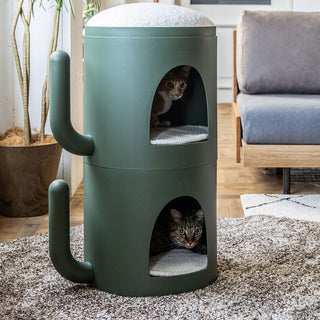 サボテンをモチーフにした丸みのあるデザインに、落ち着いたニュアンスカラーはインテリアにも程よく馴染みます。