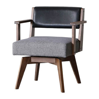 カイン 回転式ダイニングチェア 肘付