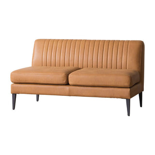 グレスソファ 2人掛け肘無 鉄脚