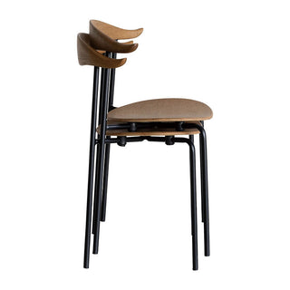 ラウル ダイニングチェア ブラック脚