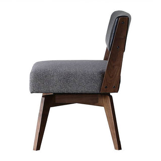 カイン 回転式ダイニングチェア 肘無