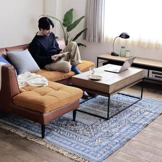 デニムキリム ラグ