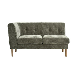 グレスソファ 2人掛け右肘 木脚