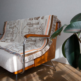 メキシコ・オアハカの民藝を思わせるポップな絵柄