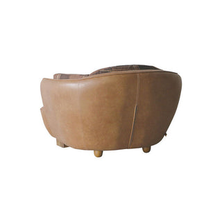 オピアムソファ 1人掛け リサイクルレザーキャメル