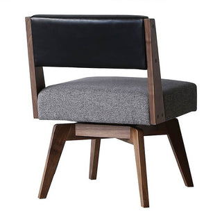 カイン 回転式ダイニングチェア 肘無