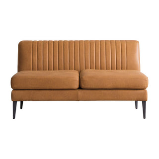 グレスソファ 2人掛け肘無 鉄脚