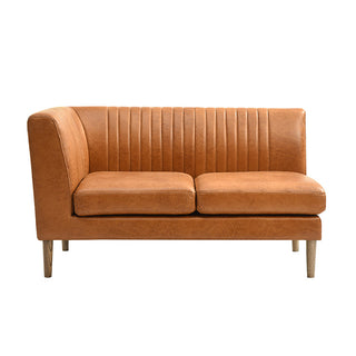 グレスソファ 2人掛け右肘 木脚