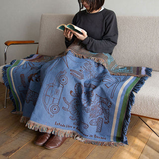 足元をすっぽり覆える大判サイズ