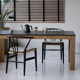 イロハ ダイニングチェア アッシュBK