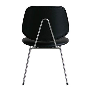 アボック ダイニングチェア 肘無 クロム脚