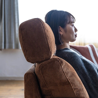 ヘッドレストを付けることで、よりくつろげます