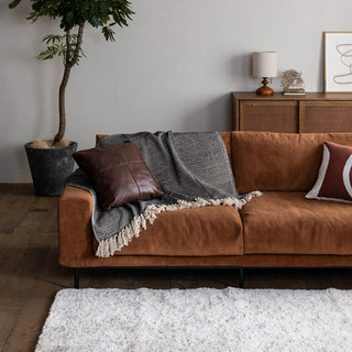 リサイクルコットン100%で作られた、柔らかな肌触りのマルチカバー。