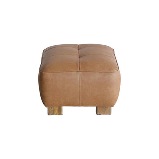 オピアムソファ スツール リサイクルレザーキャメル