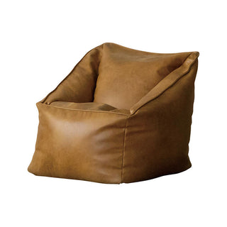 ふんわりと心地よく身体を受け止める、1人掛けのビーズクッションです。