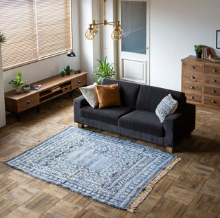 デニムキリム ラグ