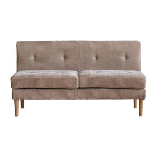 グレスソファ 2人掛け肘無 木脚