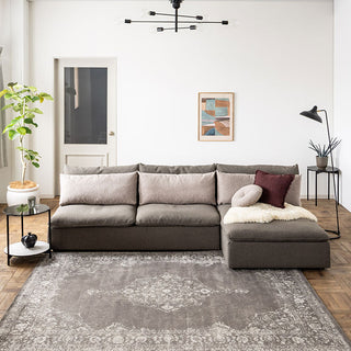 5サイズのラインナップを組み合わせるユニット式です。※イメージ写真は2.5人掛け+シェーズです。