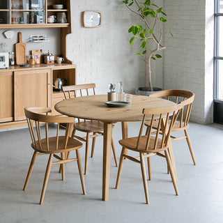 【ダイニングセット】デッケ 丸型タイプ WF-1 123cm×マルケッシュWF-1