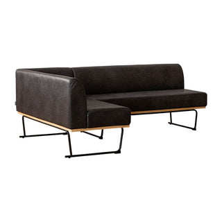 ダントンソファ 肘無 LT03チャコールブラック[tok]