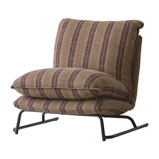 ジョブリクライニングソファ 1人掛け クラブストライプ[tok]