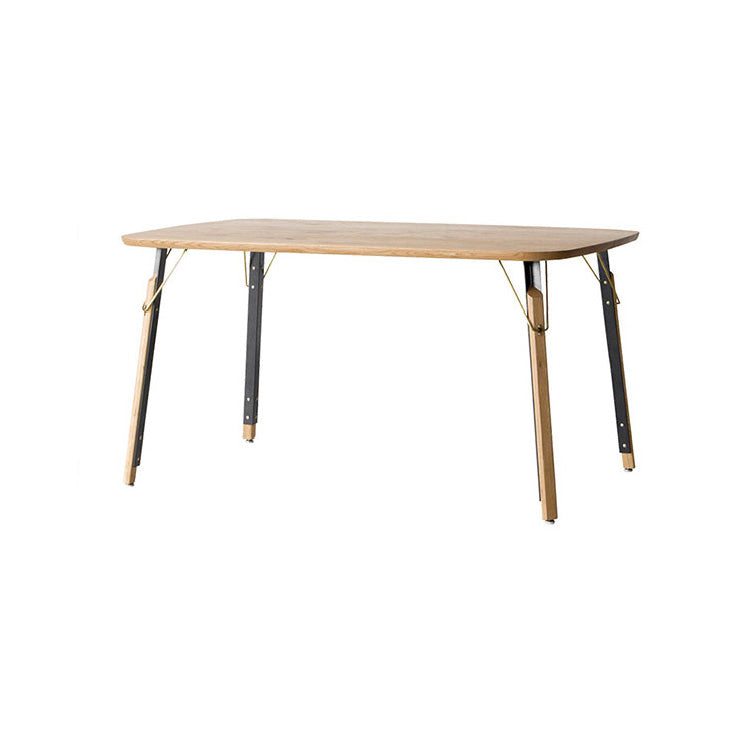 美品　クラッシュゲート ミース　ダイニングテーブル　幅150　カーブ天板　丸脚 カーブ]ミース ダイニングテーブル | 家具・インテリア通販サイト