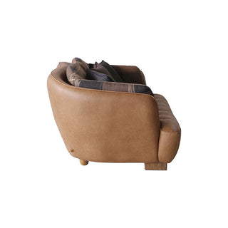 オピアムソファ 2.5人掛け リサイクルレザーキャメル