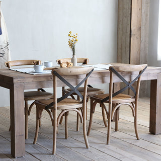 クロスバック ダイニングチェア