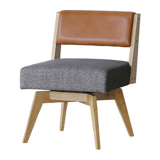 カイン 回転式ダイニングチェア 肘無