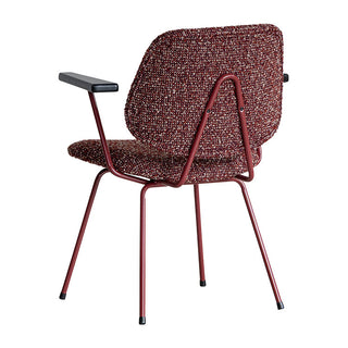 アボック ダイニングチェア 肘付 カラー脚