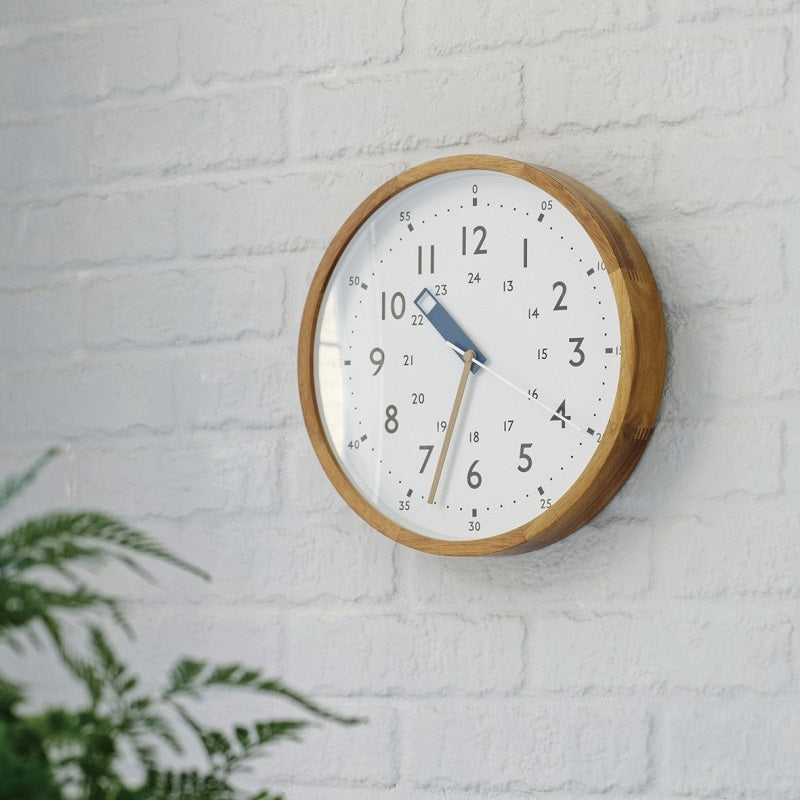 【美品】INTERFORM ストゥールマン 電波時計 知育時計 30cm INTERFORM Storuman ストゥールマン ウォールクロック 知育時計