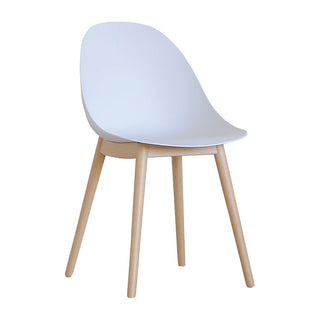 エッグ ダイニングチェア 木脚【2脚セット】