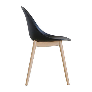 エッグ ダイニングチェア 木脚【2脚セット】