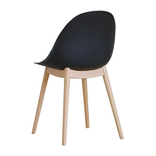 エッグ ダイニングチェア 木脚【2脚セット】