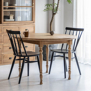 キリン ダイニングテーブル 丸型 パイン古材[tok]