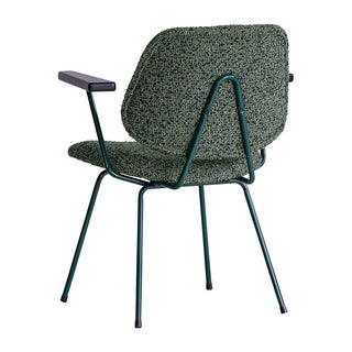 アボック ダイニングチェア 肘付 カラー脚