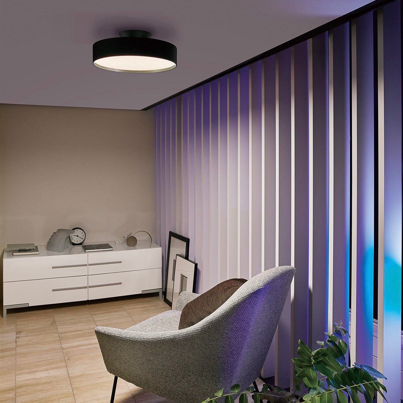 【あいさ】Glow LED-ceiling light 空間と天井の明かりを独立して調光できるLED照明 Glow LED