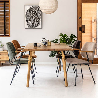 [3.5cm ライブエッジ] ミース テーブル