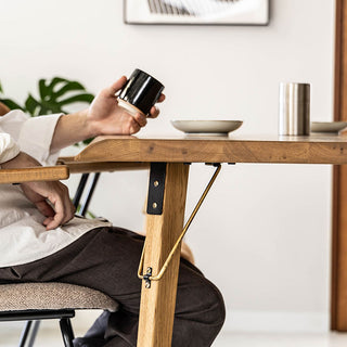 [3.5cm ライブエッジ] ミース テーブル